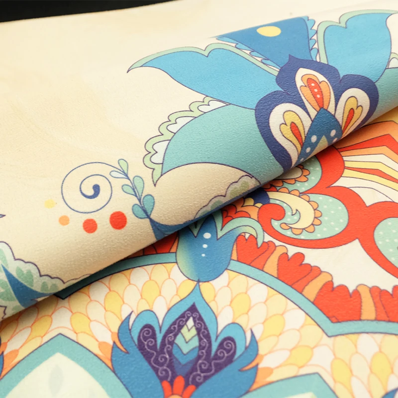 dropship custom yoga mat  with carrying strap