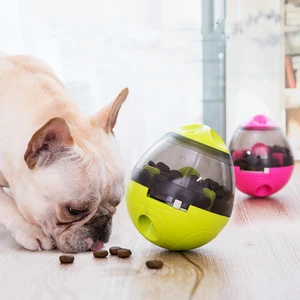 Image of Manufacturer wholesale OEM custom logo green pink pet feeder toy dog play with food