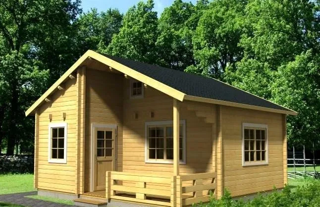 2019 New Design Prefab Cheap Wood House Log Cabins Low Cost In