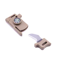 

Manufacturer Custom Logo Outdoor Survival Plastic Paracord Bracelet Knife Buckle