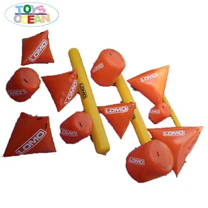 Floating marker buoy, water buoy inflatable triangle buoys for sale 2
