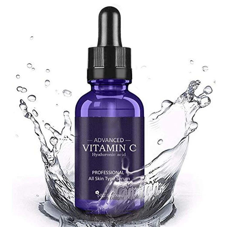 

Anti-Wrinkle Face Serum 20% Vitamin C Serum with Hyaluronic Acid & Vitamin E - Organic Face Care Whitening 30ml