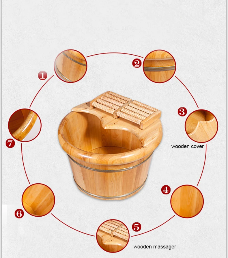 Wooden Foot Massage Bath Bucket Wood Foot Bath Barrel Buy Wood Foot