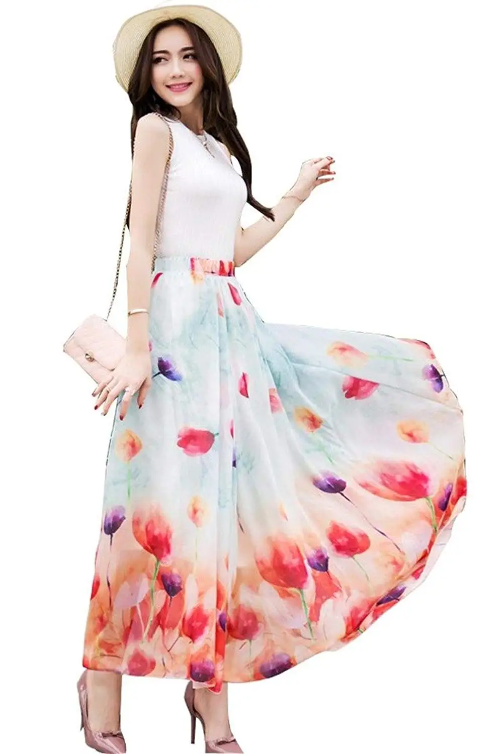 Cheap Flowy Floral Skirt, find Flowy Floral Skirt deals on line at ...