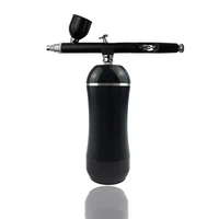 

HS80006 25PSI/1.7 Bar, Dual action Portable mini cordless Makeup Airbrush Compressor Airbrush with 2 Setting