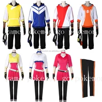 

halloween party pokemon go bracelet trainer cosplay anime onesie adult pokemon costume for man