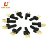 2mm banana plug Center spacing 5mm pure copper short circuit plug double row one mother two revolving joint