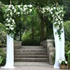 European Style DIY Wedding Stage Artificial Silk Rose Peony Plant Mix Decor Flower Wall Arch