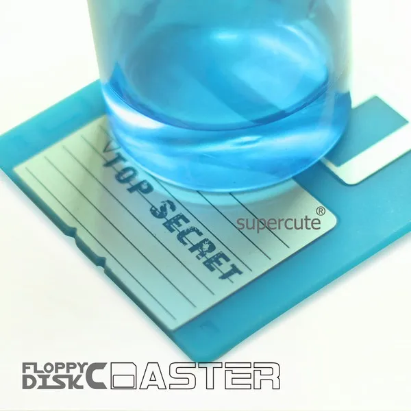 Silicone Floppy Disk Cup Mat Coasters Drink Coasters Home Decor Bar