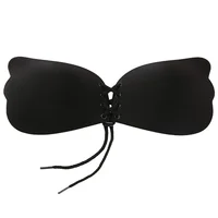 

Fashion Seamless Fly Invisible Bra Backless Strapless Push Up Women Adhesive silicon Bra