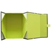 Good quality custom clothes green rectangle folding magnetic gift paper box