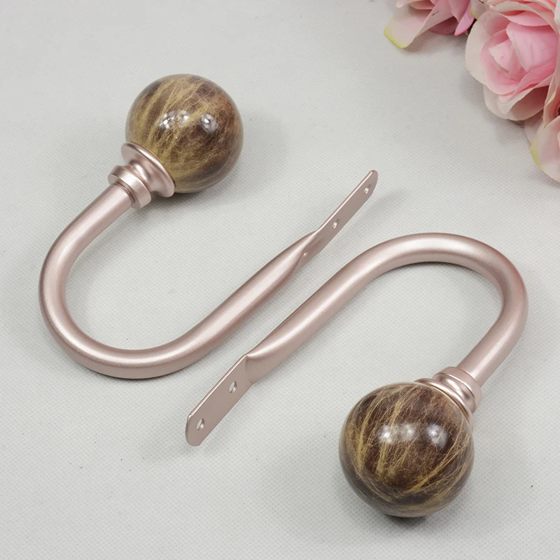 

Kyok 2021 Metal Crystal Ball Hooks Holder Curtain Holdback Tassel Wall Tie Back Hook Hanger Curtain Accessory, Customers' request