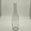 OEM beverage /liquor/water/Clear Wine Bottle Glass with Customized logo