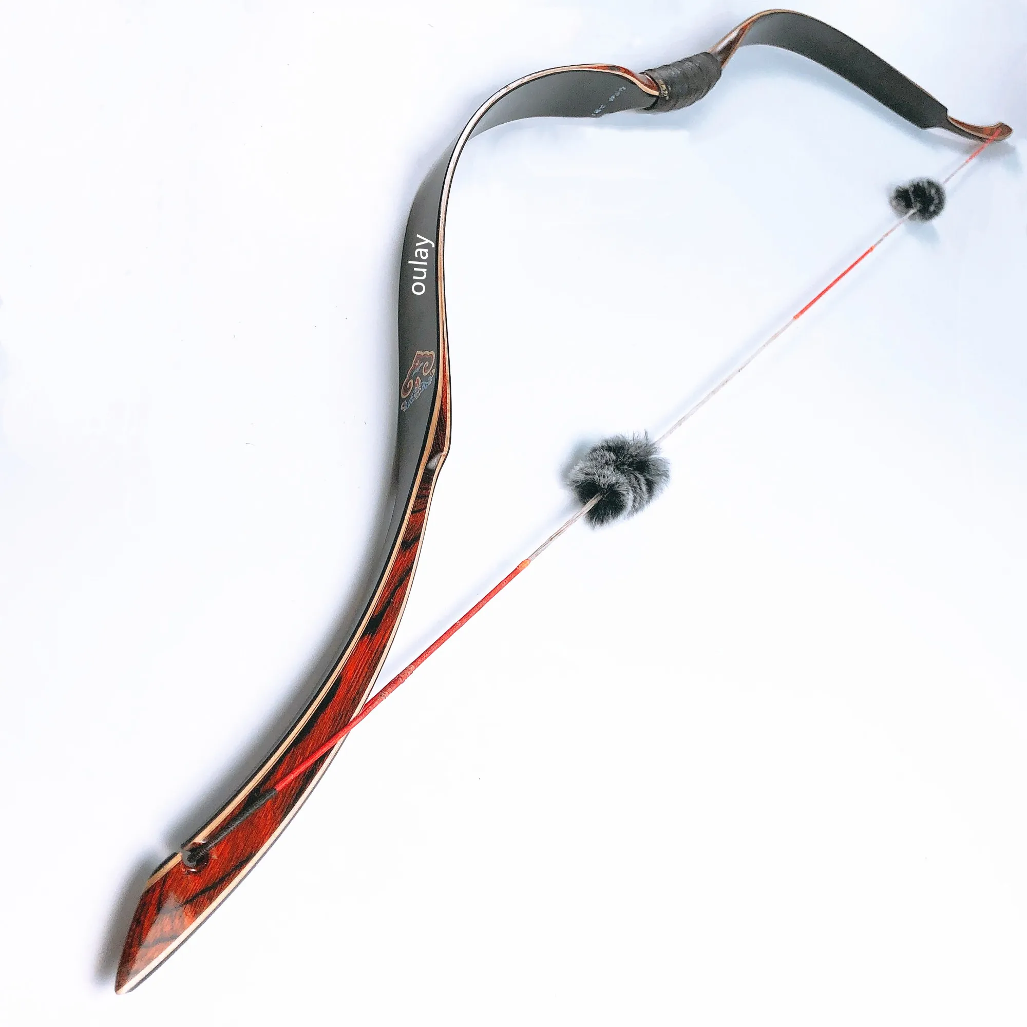 40lbs 传统发夹竞争弓与小冲击木层压弓中国弓