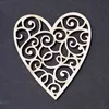 crafting supplies wedding favors wooden hearts with hole