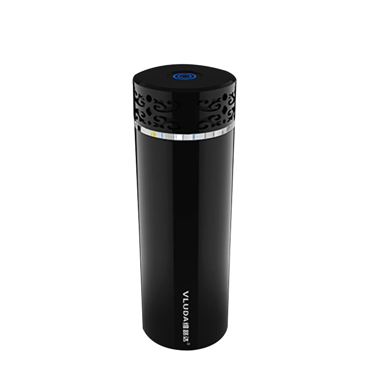 

air purifier stainless steel customized business gift thermos cup, White and black