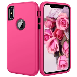 Shockproof 3 1 Combo Phone Case iPhone XR