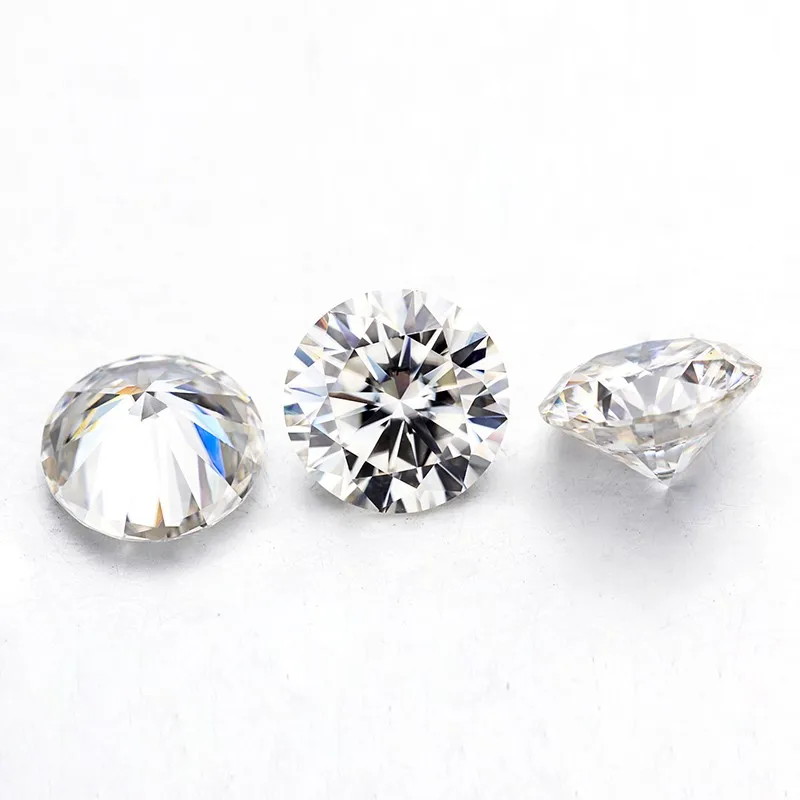

Starsgem gemstone jewelry moissanite diamond round cut 5mm 0.5CT DEF synthetic vvs moissanite loose stones