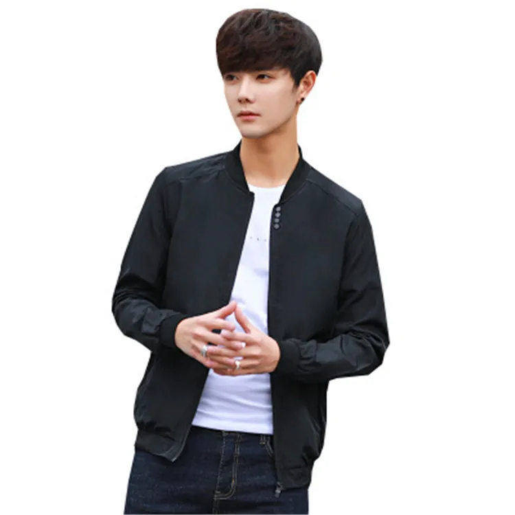 

New spring men bomber jacket coat young fashion casual model jacket for men CC448, As pictures shows