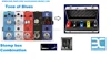 Tone of Blues guitar effects set/Tuner+Compressor+Classic distortion+Ambience Echo+Chorus+Flightcase