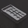 High quality custom nail clamshell plastic clear false nail blister box