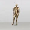 2019 new style mannequins golden male mannequin for garment business suit display