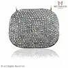 92.5 Silver Rectangle pave diamond Pendant Made In india, supplier designer pendant, wholesale handmade pendant
