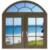 Hot sale load resistant vinyl casement windows with grilles