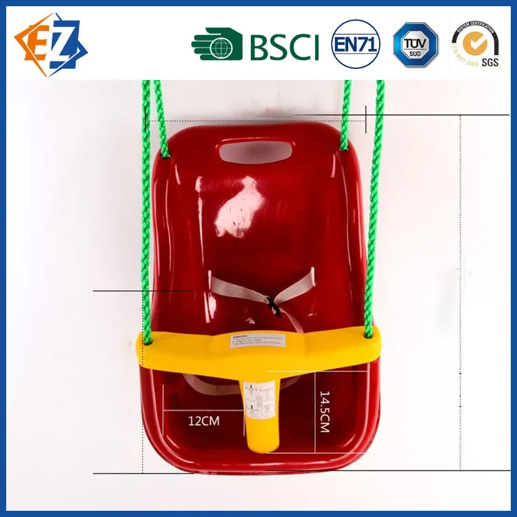 Plastic High Back Swing Chair With Rope For Baby Buy High Back Swing