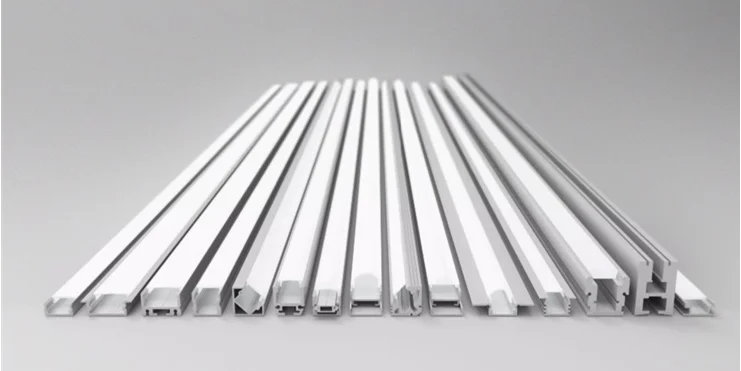 High intensity alu led extrusion aluminum profile for rail stair nosing 