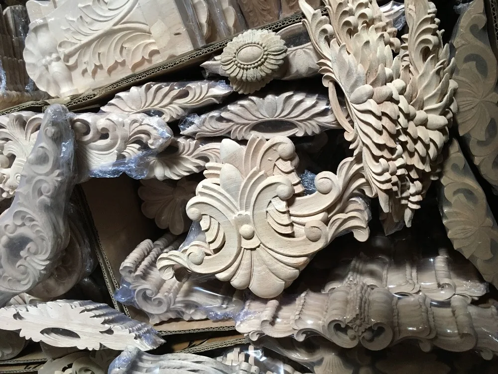 
CNC wood carving appliques, wood moulding sales 