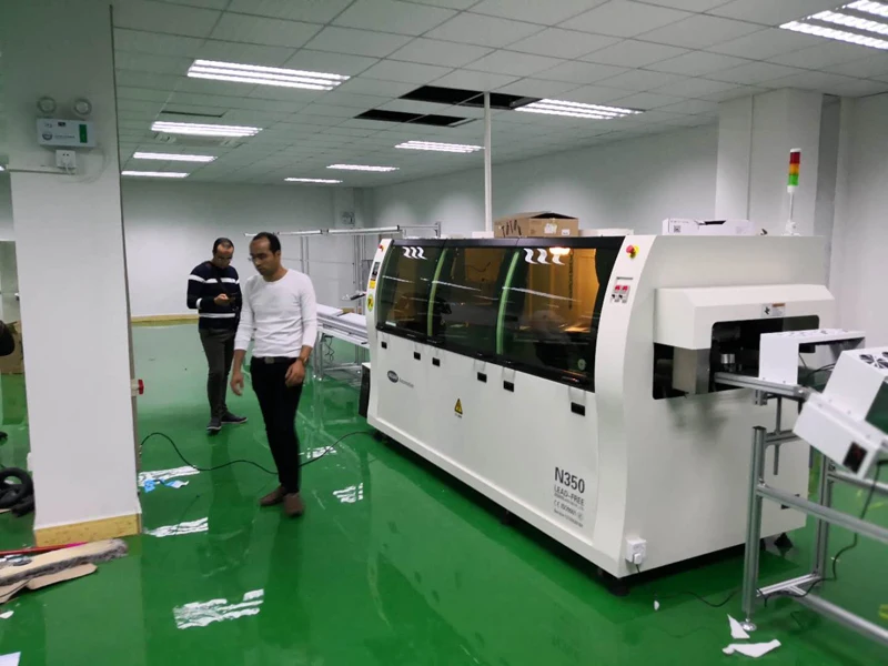 Hot sale Fully Automatic Dual Wave soldering machine For PCBA Machine Line N450