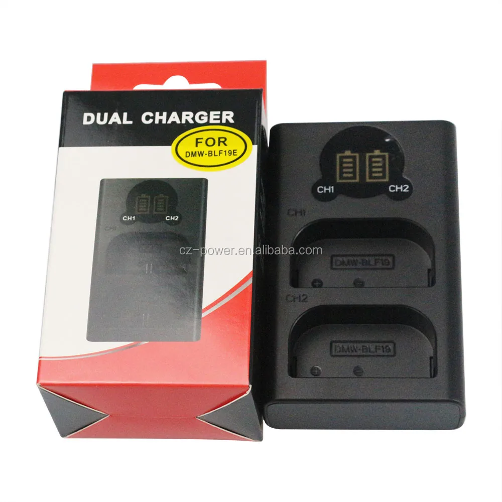 DMW-BLF19E 90108-90389| Akku Dual Ladegerät Charger für Panasonic DMW-BLF19 