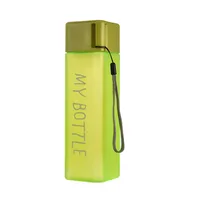 

500ml Plastic BPA Free Eco Bulk Square Protein Shaker Alkaline Drinking Water Bottle