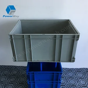 Image of 50L logistic storage tote crates box stackable plastic container
