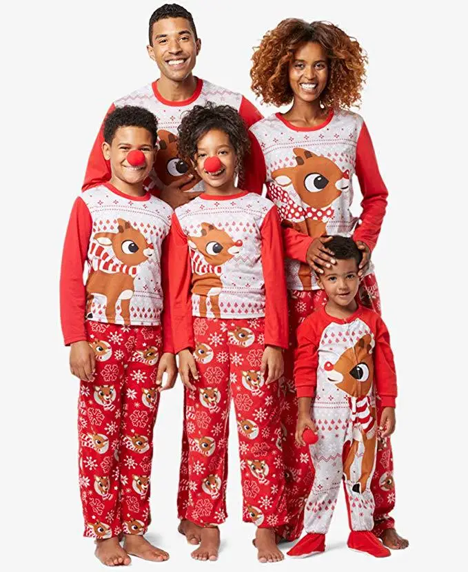 

Hot Fashion Christmas Pajamas Sets for stripe The Family Pajamas Set