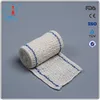 YD30007 Nature White Latex Free Elastic Crepe Bandage With blue line
