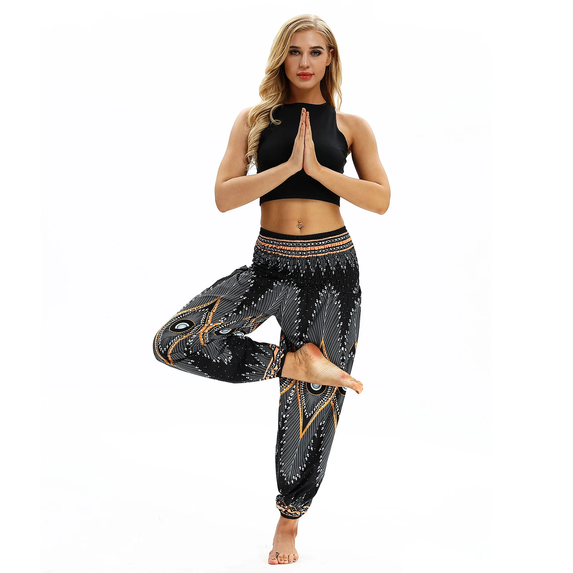 Women's Ethnic Cotton Churidar Comfortable Leggings Indian Yoga pants