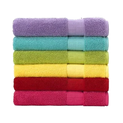 colorful bath towels