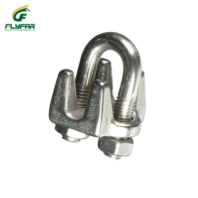 
Stainless Steel 316 304 Wire Rope Clamp 