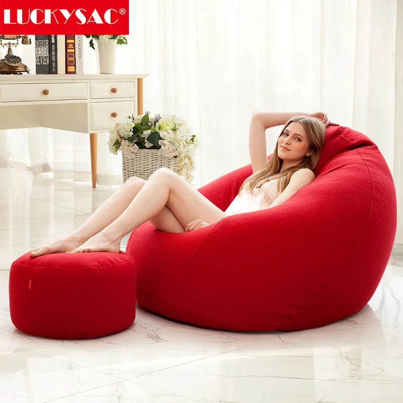 Classical Tear Shape Bean Bag Living Room Large Indoor Bean Bag Chair