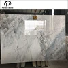 High Quality Polished White Marble slab Table Top of Victoria Blue