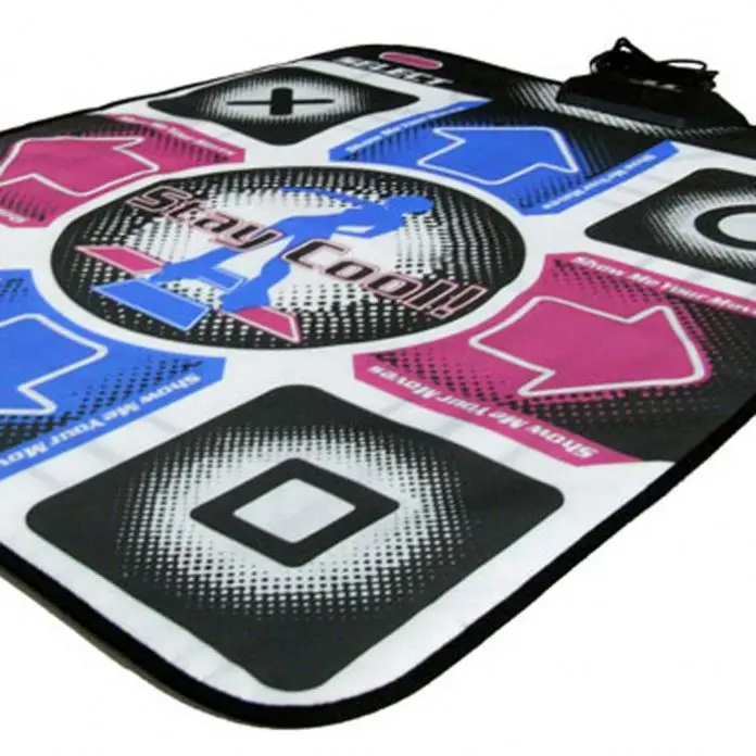 
USB RCA Non-Slip Dancing Step Dance Mat Pad for PC TV AV Video Game 