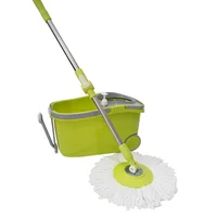 

Hot Sell Stainless Steel Handle Draggable 360 Spin Tornado Mop With Bucket