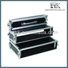 Twin Dual CD Flip 19" Flight Case 2U Black