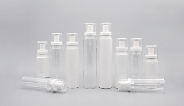 60ml/80ml/100ml/120ml/150ml Empty Cosmetic Containers Buckle Bottle Transparent/White Spray Bottles