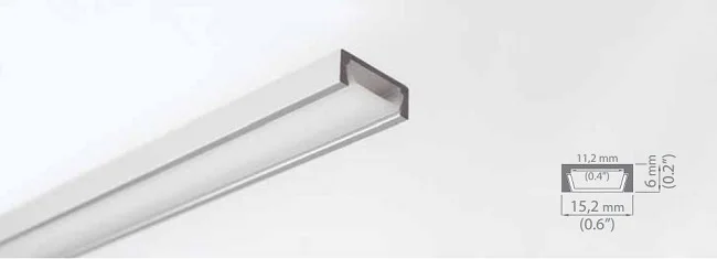 Aluminum SMD LED Profile For Retro Recessed Lighting