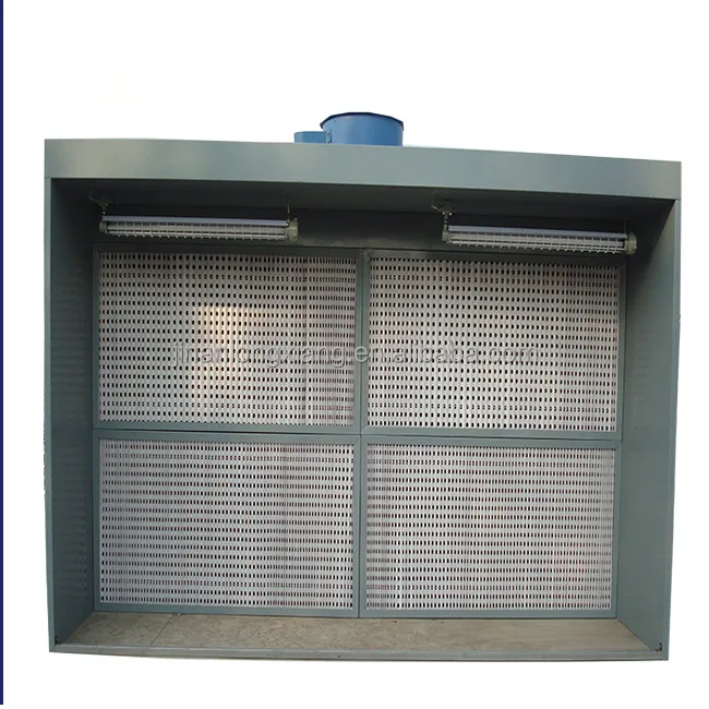 
Dry filter open face spray booth used for painting products  (60181365770)