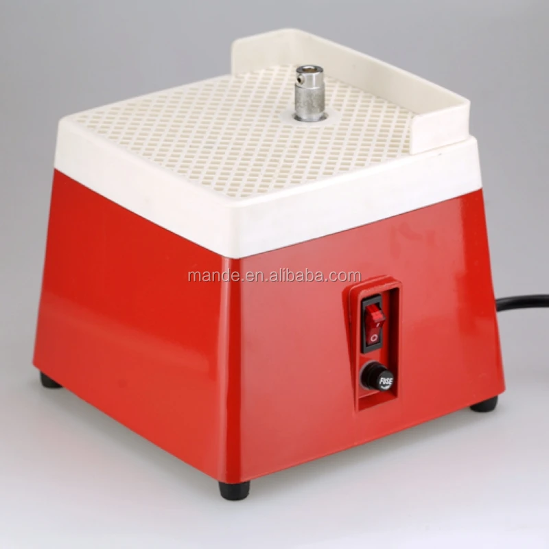 

MD901 Mini glass polishing machine 110V table top wet grinder for stained glass arts and crafts, Red