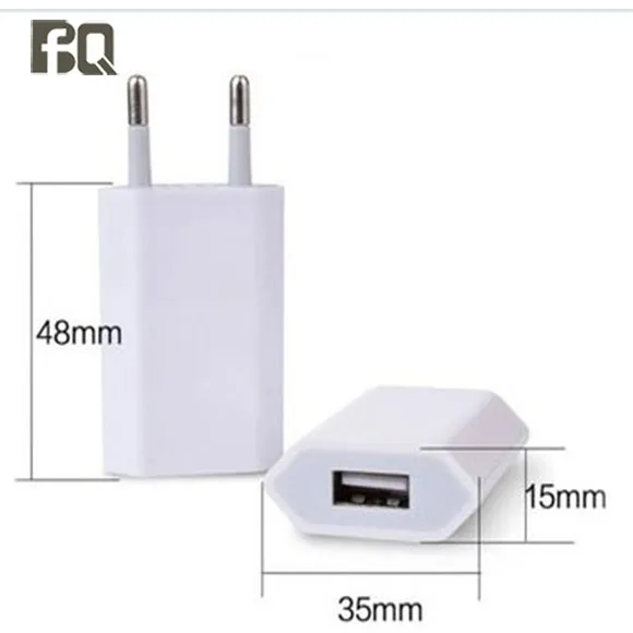 New product Mobile phone accessories charger 5V Universal Portable 1 port USB travel Wall Charger with EU plug port usb charger